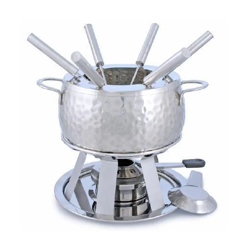 Swissmar - 11 Pcs Bienne Meat Fondue Set - Stainless Steel