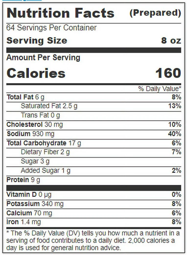 Pack of 4, Blount, ABF Chicken & Uncured Sausage Gumbo, 4 lbs