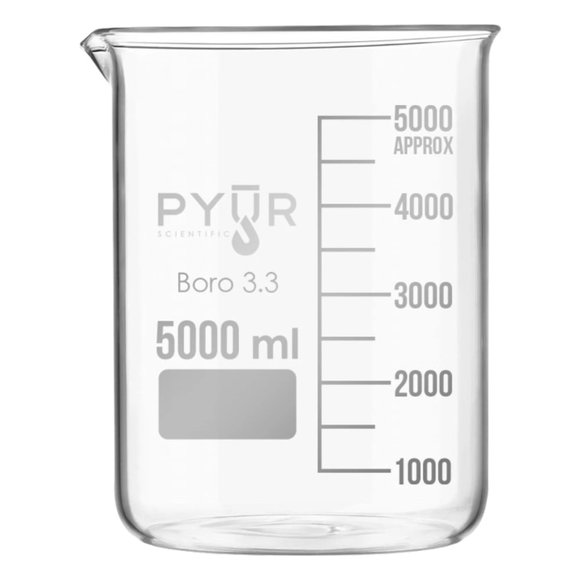 Pyur Scientific Low Form Glass