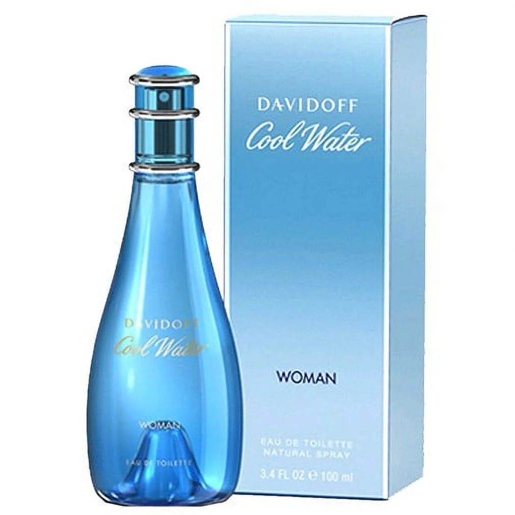 Cool Water by Davidoff, 3.4 oz Eau De Toilette Spray for Women