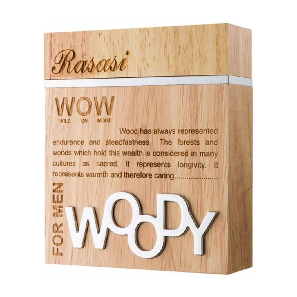 Woody for Men EDP - Eau de Parfum 60 ML (2 oz) by Rasasi
