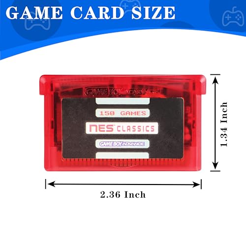369 in 1 Games Card and 150 NES Classics Game Cartridge for GBA/GBA SP/GBM/NDS/NDSL Game Console 2pcs