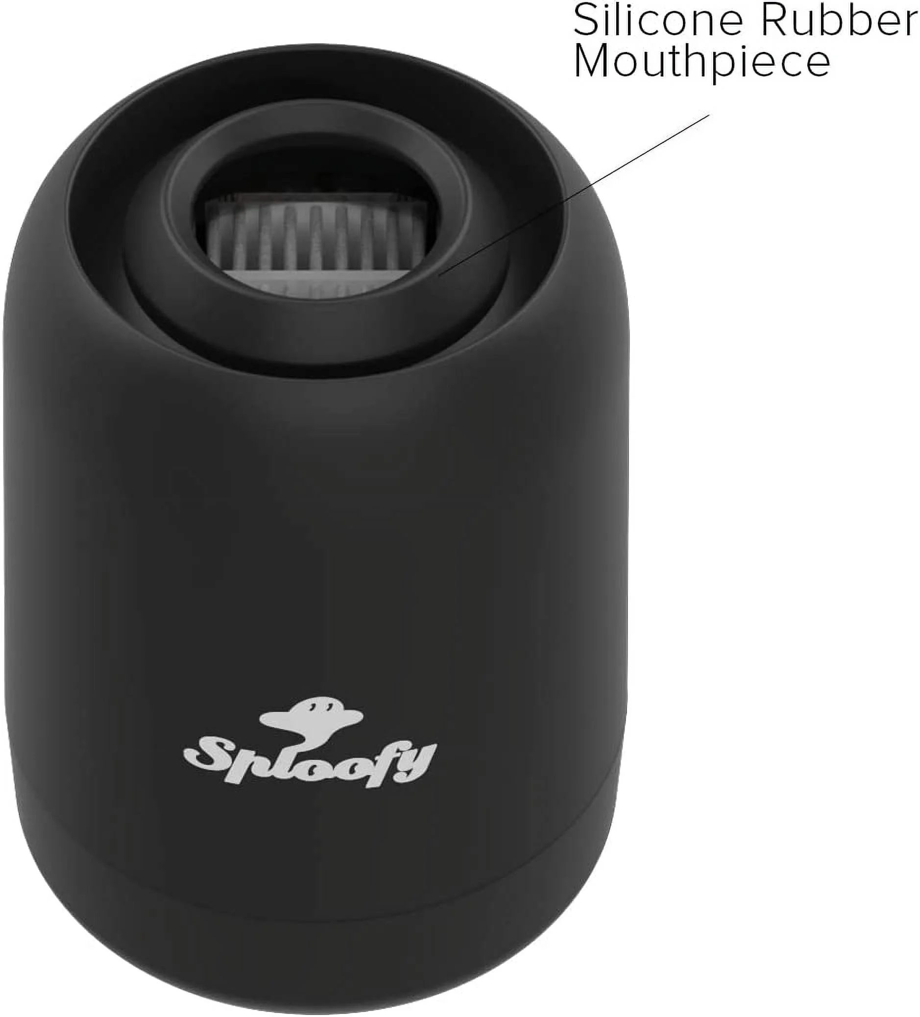 Sploofy PRO - Personal Smoke Air filter - With Replaceable Cartridge (Black Pro)