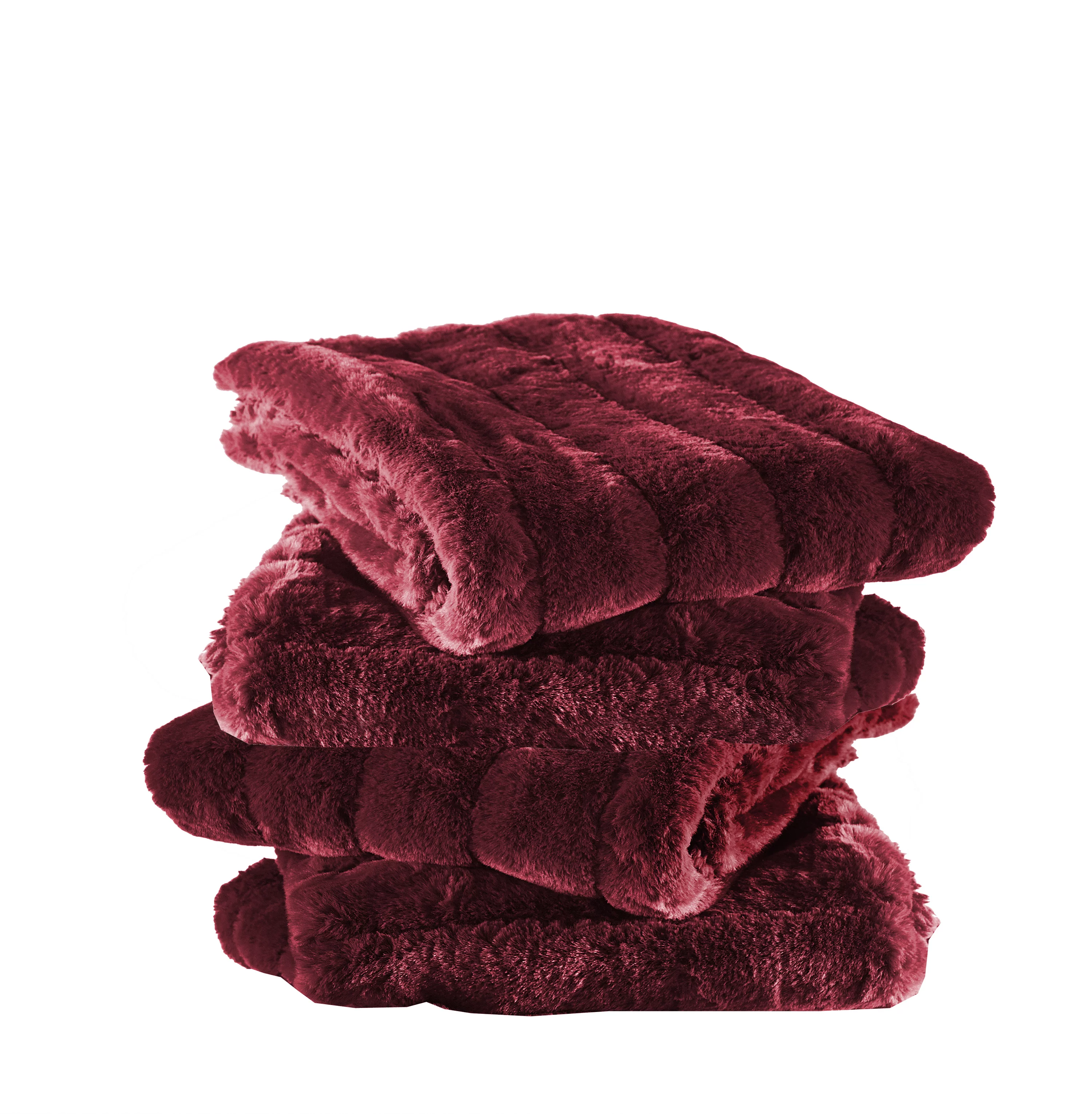 Home Soft Things Super Soft Sherpa Backing Throw Pillow Cover 4 Piece - 20