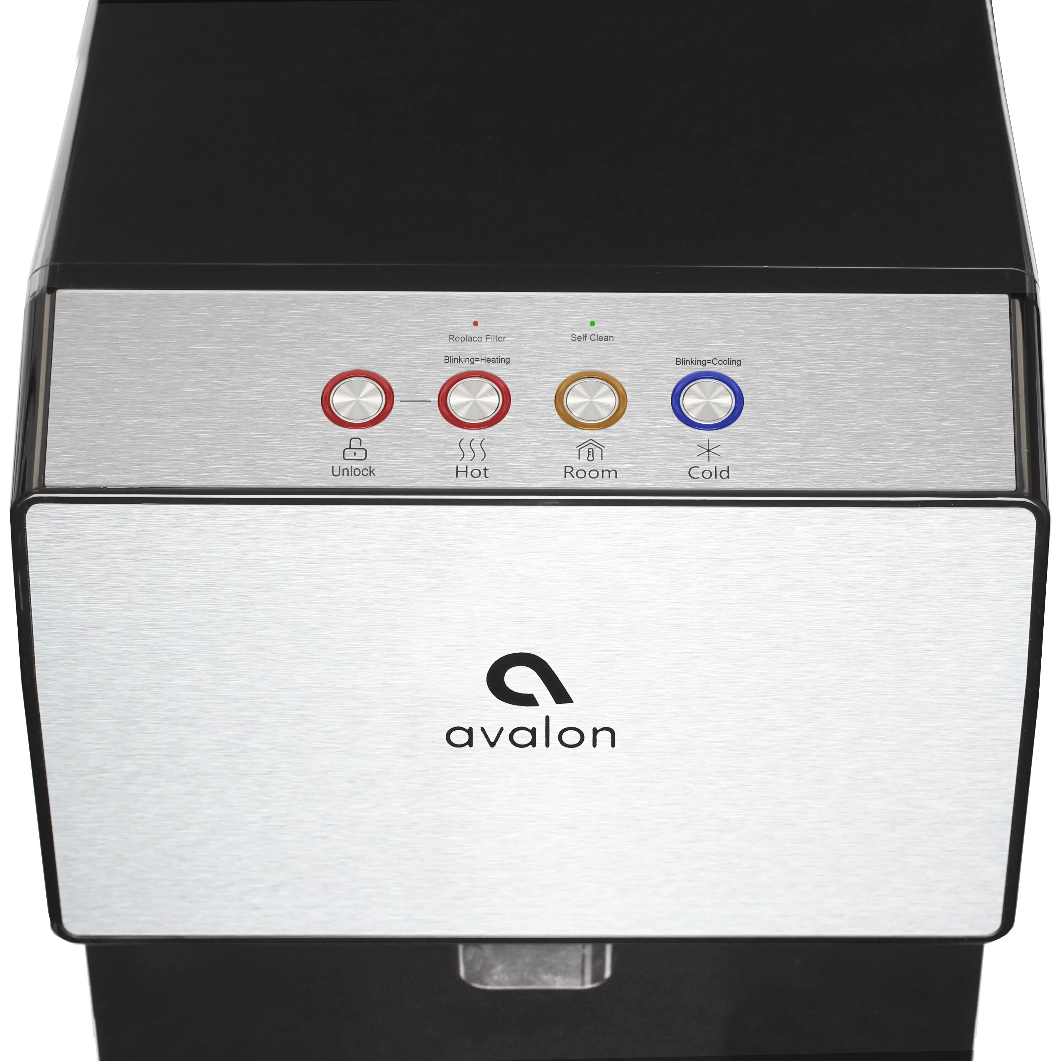 Avalon Electric Countertop Bottleless Water Dispenser - 3 Temperatures, Self Cleaning, Stainless Steel