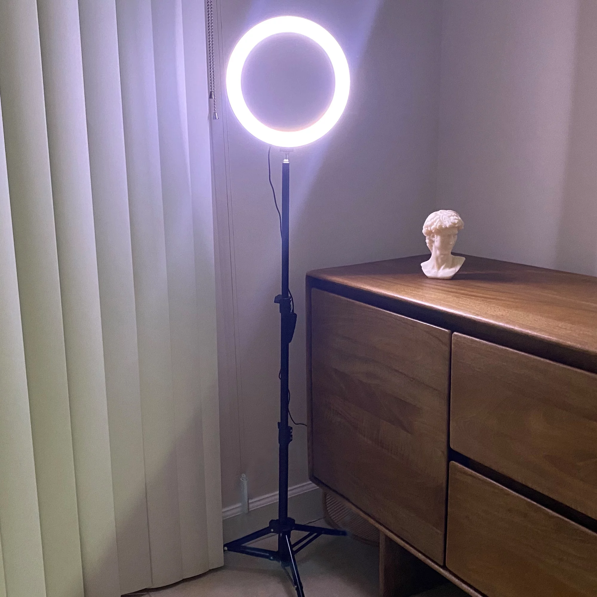 Monster LED Smart Studio Plus Ring Lamp and Vlogging Light Kit, Includes Tripod Stand/Mount