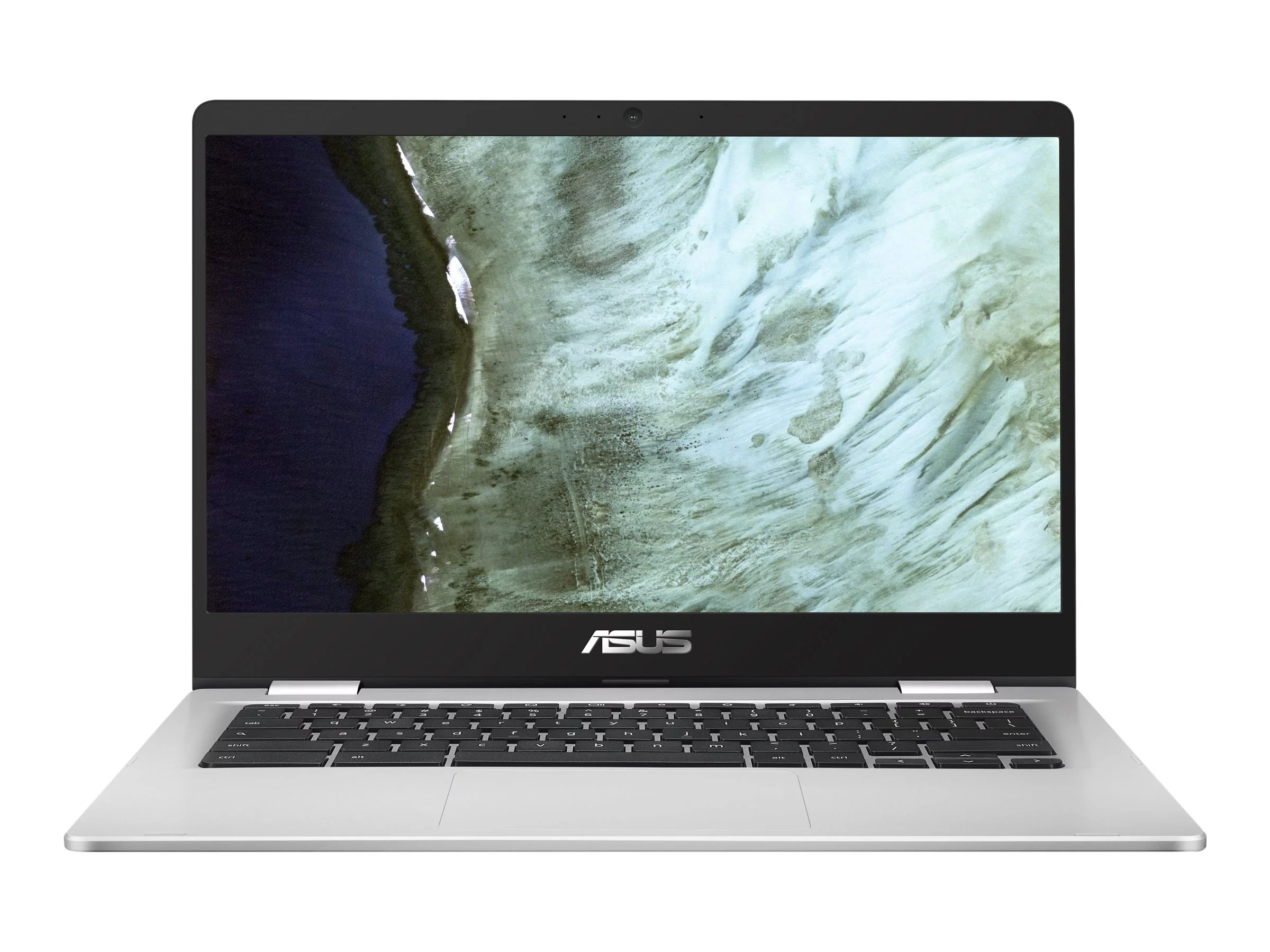 ASUS Chromebook Enterprise C423NA GE42F - 180-degree hinge design - Intel Celeron N3350 / 1.1 GHz - Chrome OS (with Chrome Enterprise Upgrade) - HD Graphics 500 - 4 GB RAM - 32 GB eMMC - 14