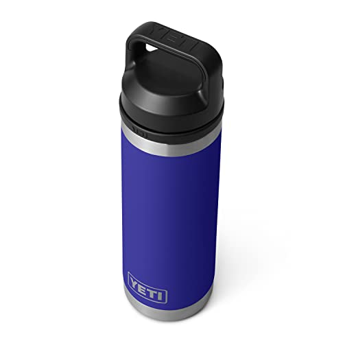 YETI Rambler 18 oz Bottle, Vacuum Insulated, Stainless Steel with Chug Cap, Sandstone Pink