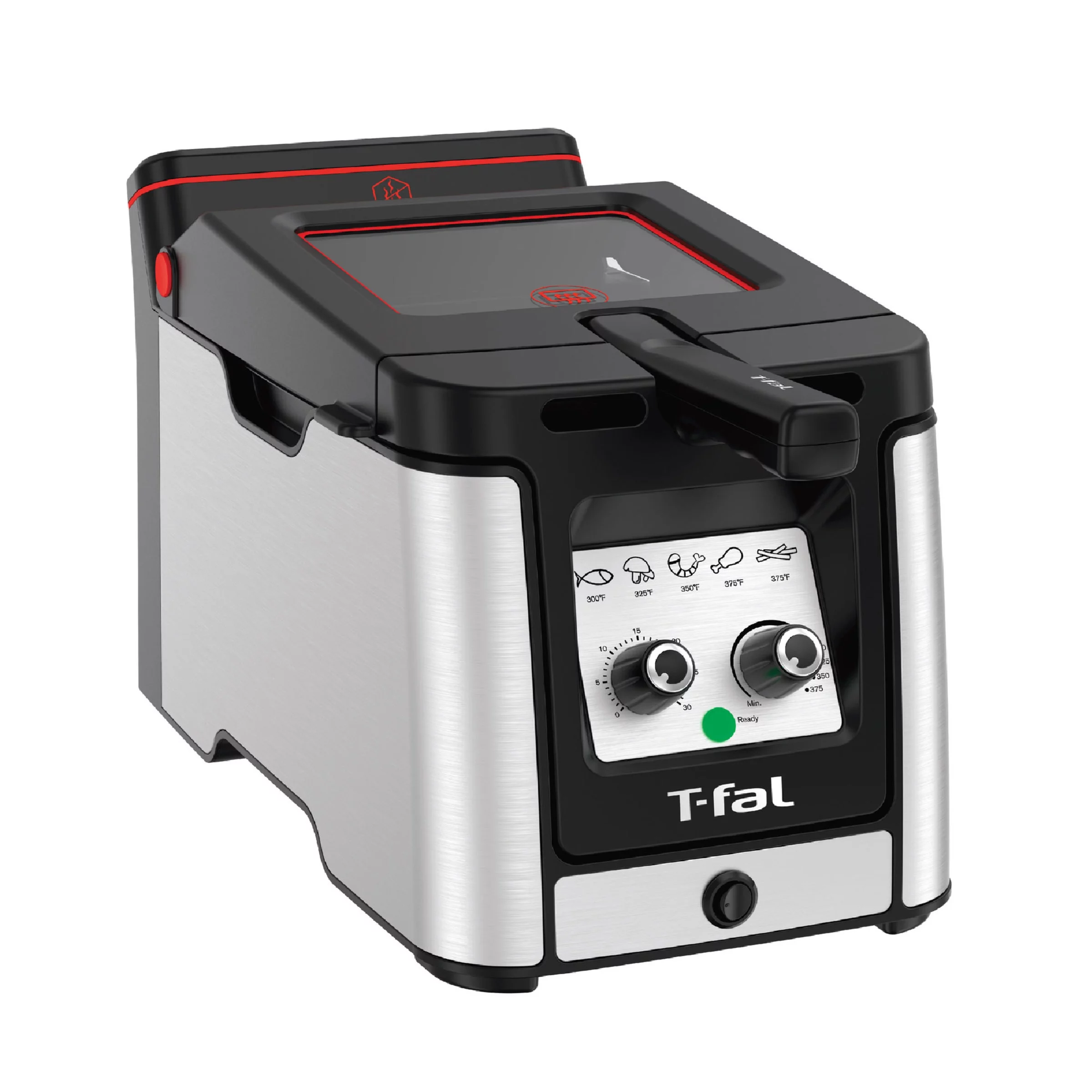 T-fal Advanced Odorless Deep Fryer With Immersion Element, 3.5 L Oil Capacity