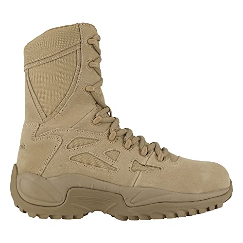 Reebok Work Mens Rapid Response Rb 8 Inch Electrical Composite Toe Work/Duty - Beige