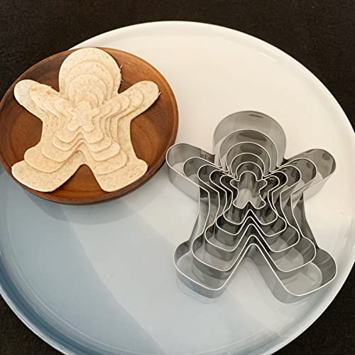 Gingerbread Man Cookie Cutter Set-4.5
