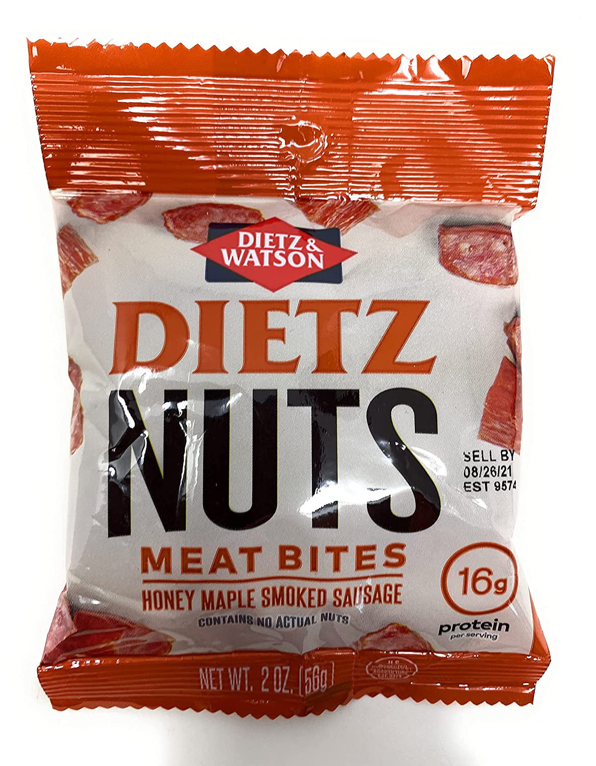 Dietz Nuts Meat Bites Beef Jerky Pork Jerky Smoked Sausage Variety Bundle with Kokobunch Kit by Dietz & Watson | Honey Maple & Original | 6 Pk - 2 oz
