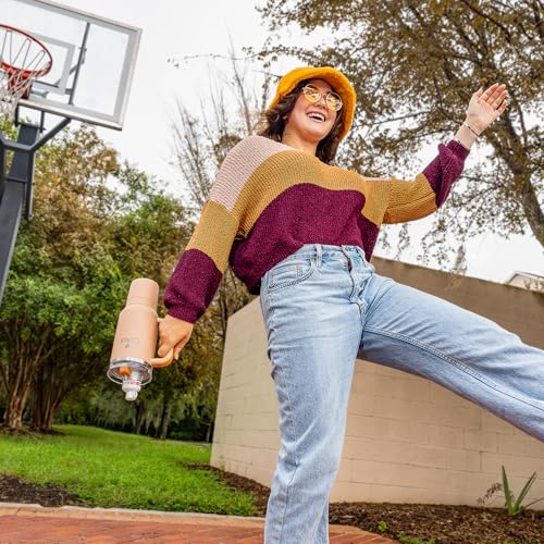 Cirkul 40oz. Carbon Stainless Steel Tumbler with Handle, All-Day StrawSip™, Double-Wall Insulated