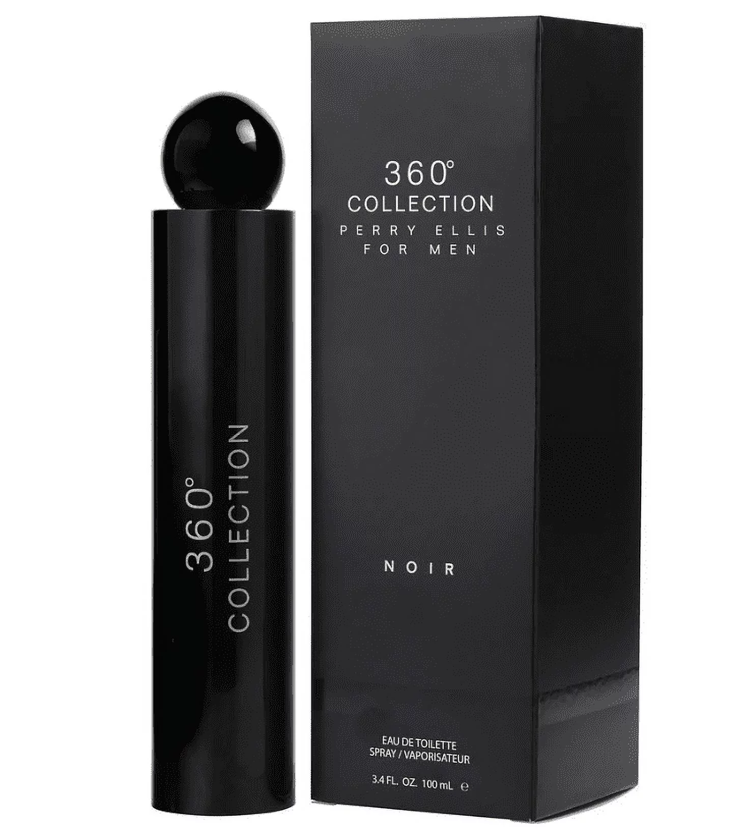 Perry Ellis 360 Collection Noir for Men Eau de Toilette 3.4 oz *EN
