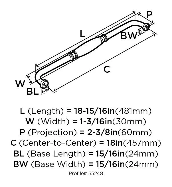 Amerock Bp55248 Granby 18