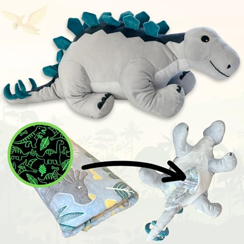Shark Stuffed Animal with Blanket Inside: 3-in-1 Pillow, Blanket, and Friend - Lovable 29