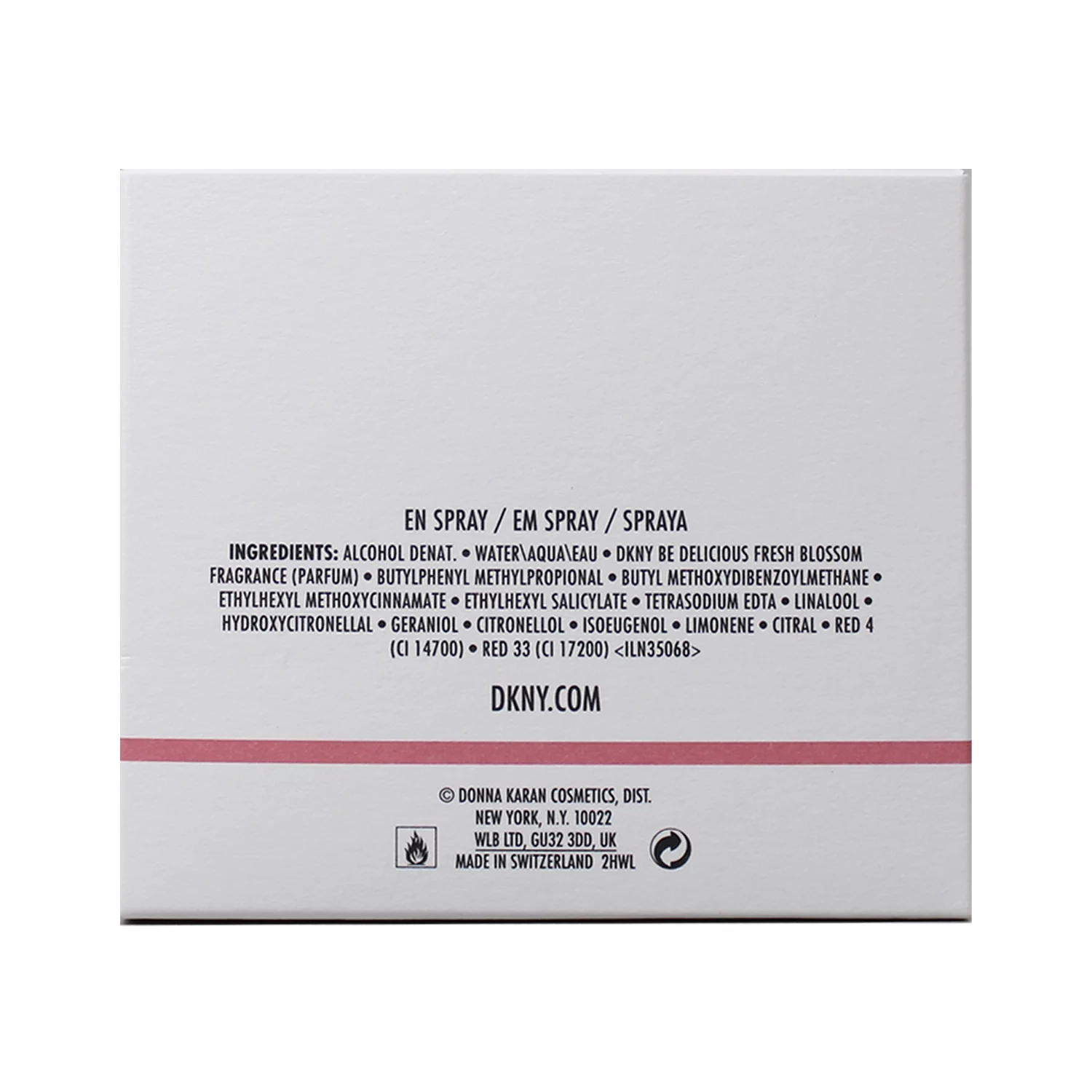 Be Delicious Fresh Blossom by Donna Karan Eau De Parfum Spray 3.4 oz For Women