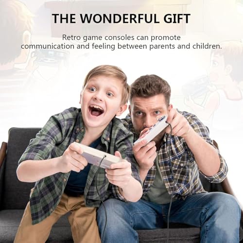 TV Retro Game Console with 300+ Classic Games and 2 Wired Controllers