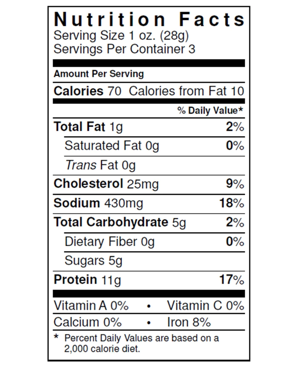 Wild Bill’s Steak Strips 3 Ounce Pack - Thick Cut Strips of Real Steak (3 count)