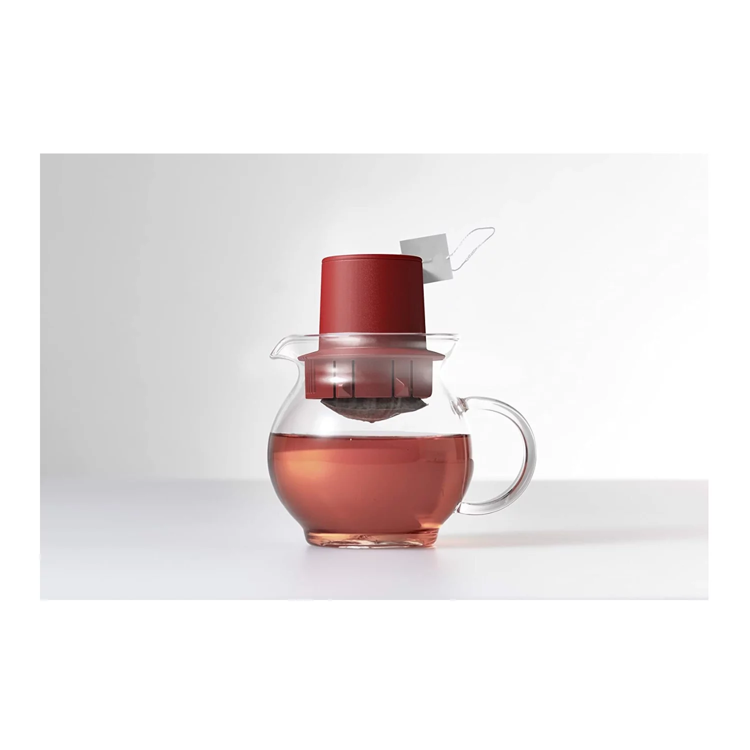 Hario 300ml Teabag Teapot (Red, 2-Pack)