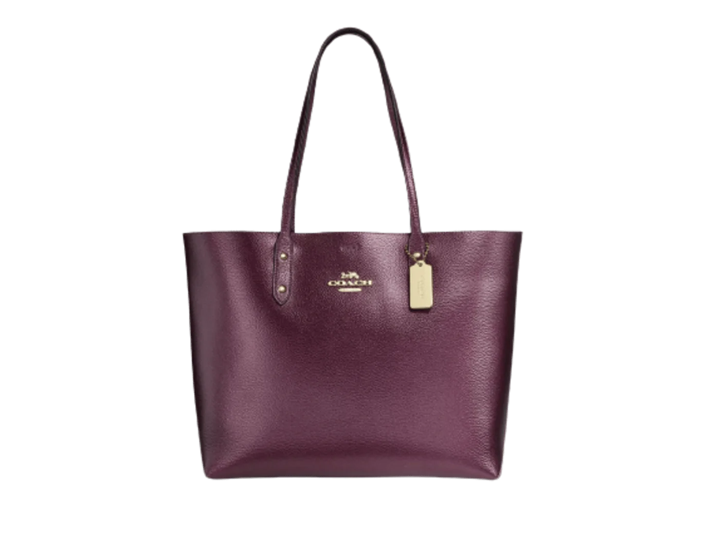 Coach Town Tote in IM/Wine