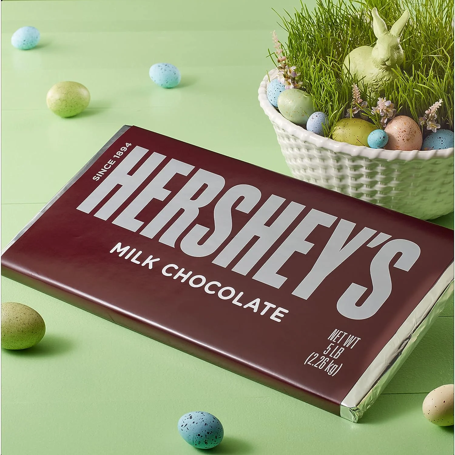 HERSHEY'S 5 Pound Holiday Chocolate Candy Bar Gift