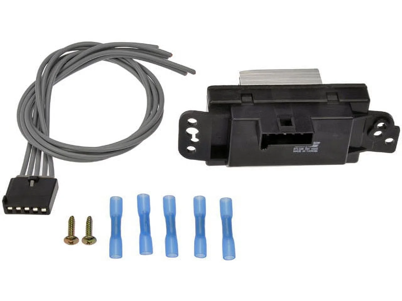 Front HVAC Blower Motor Resistor Kit - Compatible with 2004 - 2008 Pontiac Grand Prix 2005 2006 2007