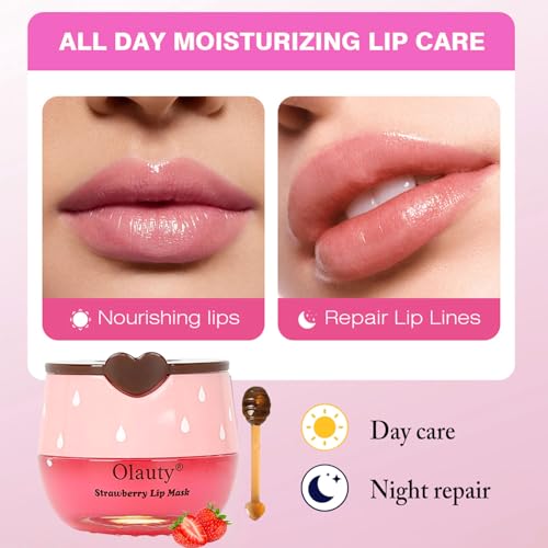 6 PCS Bee Lip Balm Mask Honey Pot, Honey Lip Balm Bulk, Moisturizing Lip Sleep Masks Hydrating Prevention Dry and Crack Lip Scrubs, Propolis Lip Mask Overnight Reduce Lip Lines