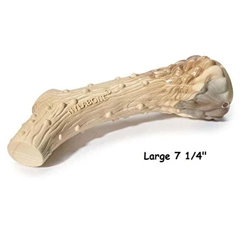 Nylon DuraChew Venison Flavored Antler Shaped Extra Tough Strong Dog Chew Toys(Large 7 1/4