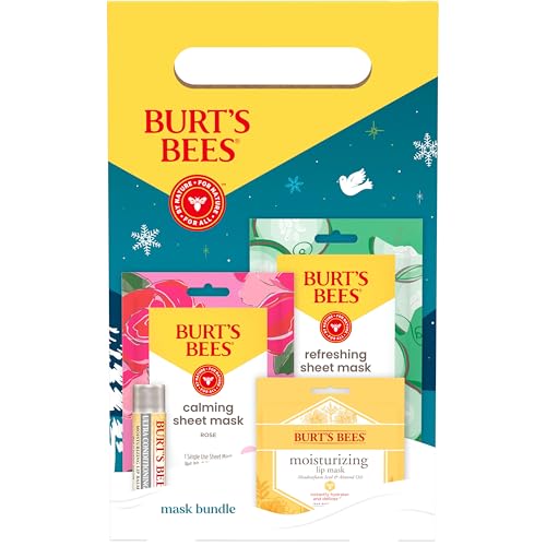 Burt's Bees Gifts Ideas - Classics Set, 6 Products in Giftable Tin – Cuticle Cream, Hand Salve, Lip Balm, Res-Q Ointment, Hand Repair and Foot Cream