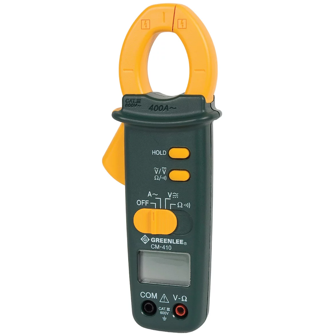 Greenlee CM-410 400-Amp Durable AC Audible Data Clamp-On Meter
