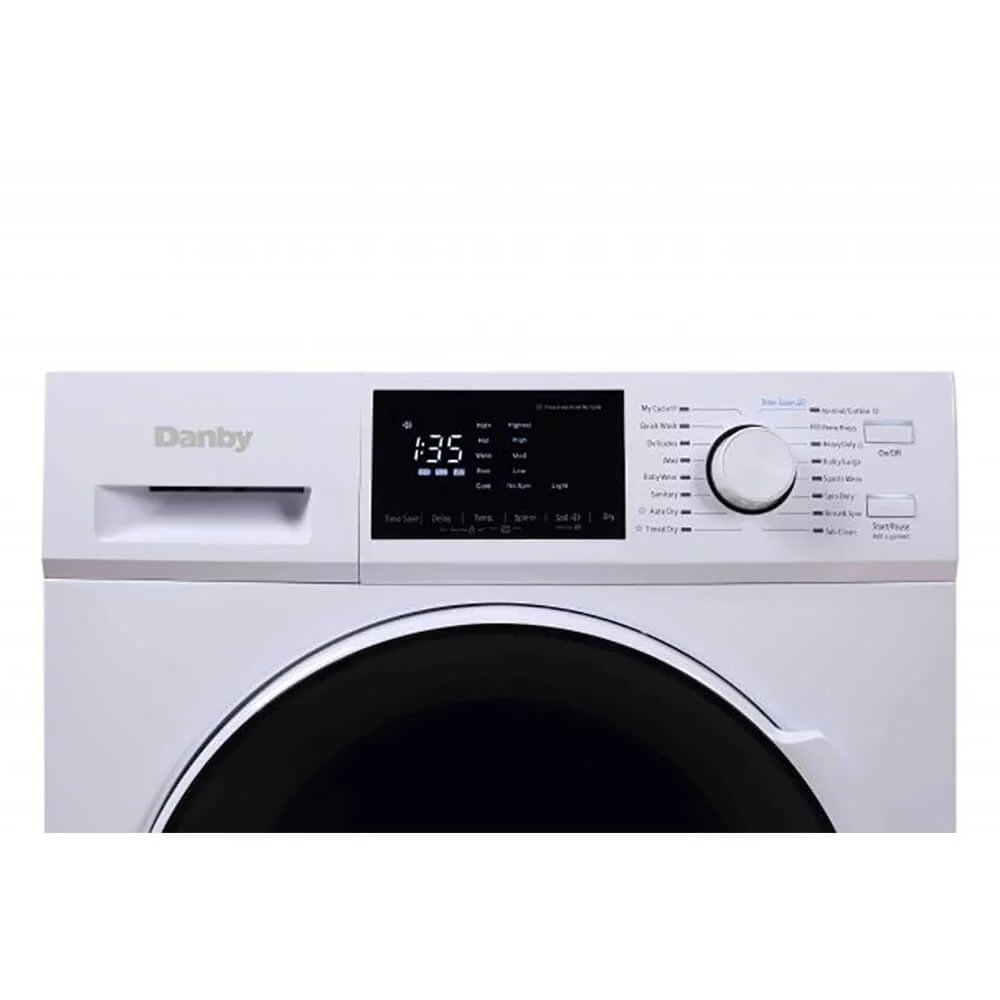 Danby DWM120WDB-3 2.7 Cu. ft. All-In-One Vent-less Washer/Dryer Combo in White