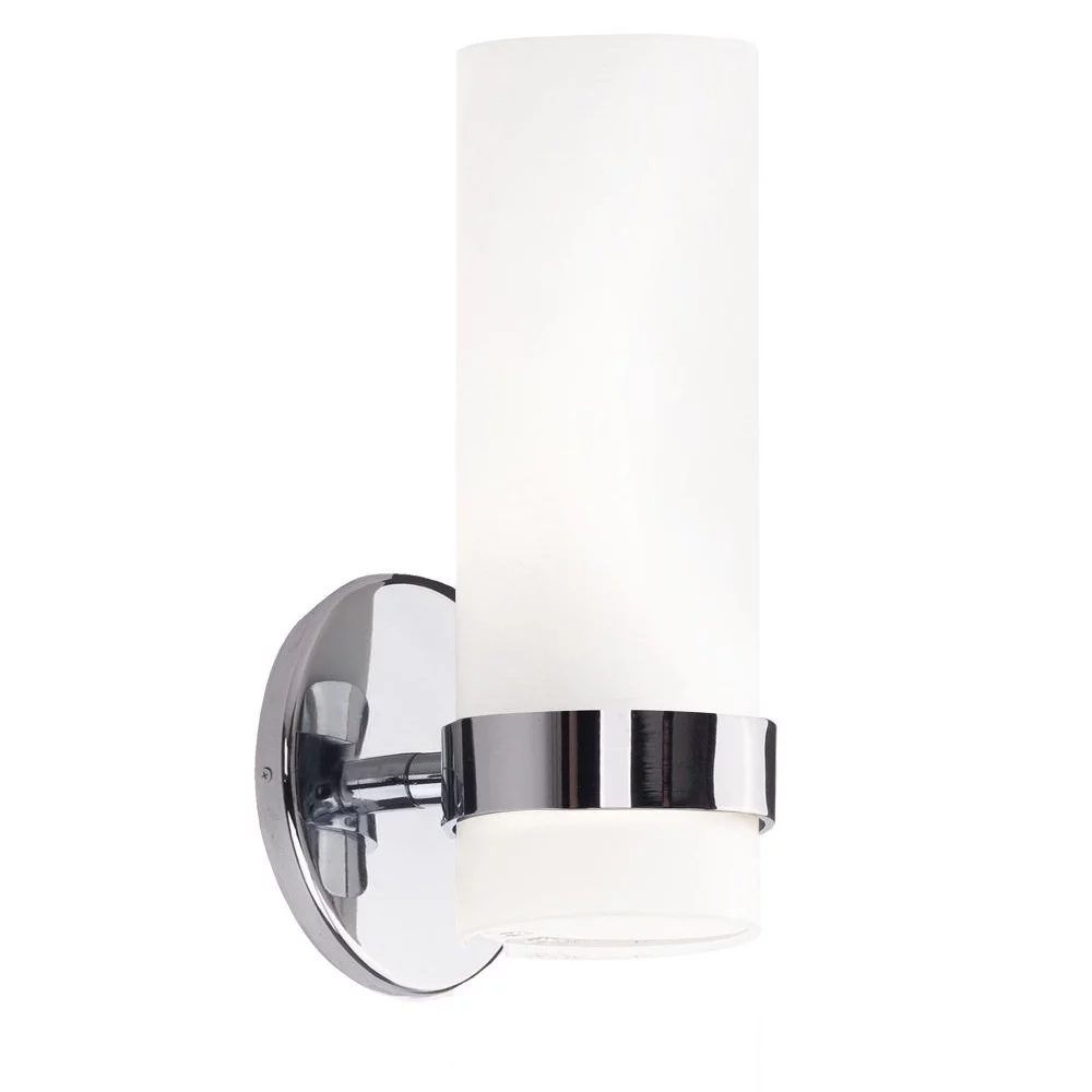 WS9809-CH-Kuzco Lighting-Milano - 9W LED Wall Sconce-9.75 Inches Tall and 4.75 Inches Wide-Chrome Finish