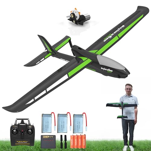 VOLANTEXRC New Version RC Plane,Remote Control Airplane for Adults,4-Channel RC Plane with Durable Foam Construction,3 Flight Modes,One-Key Stunts,Comprehensive Accessories Kit,23.6*18.1 inches,RTF
