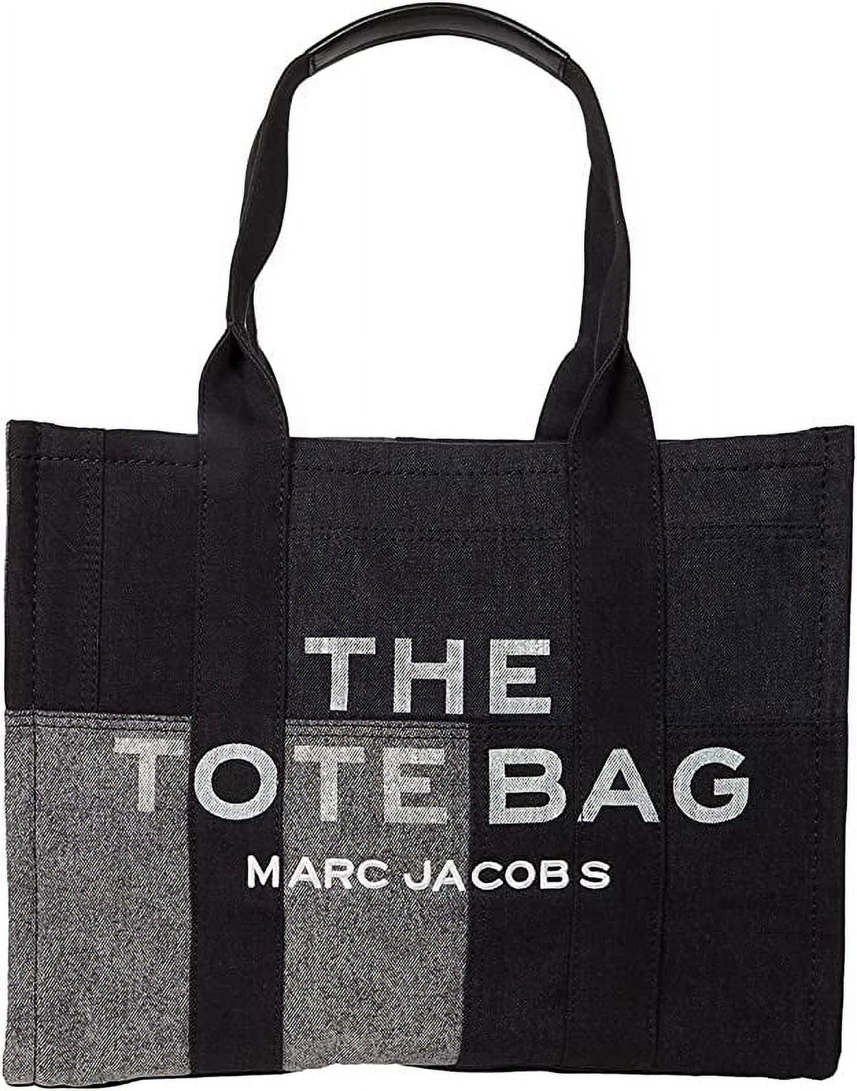 Marc Jacobs The Denim Tote Bag Black Denim One Size