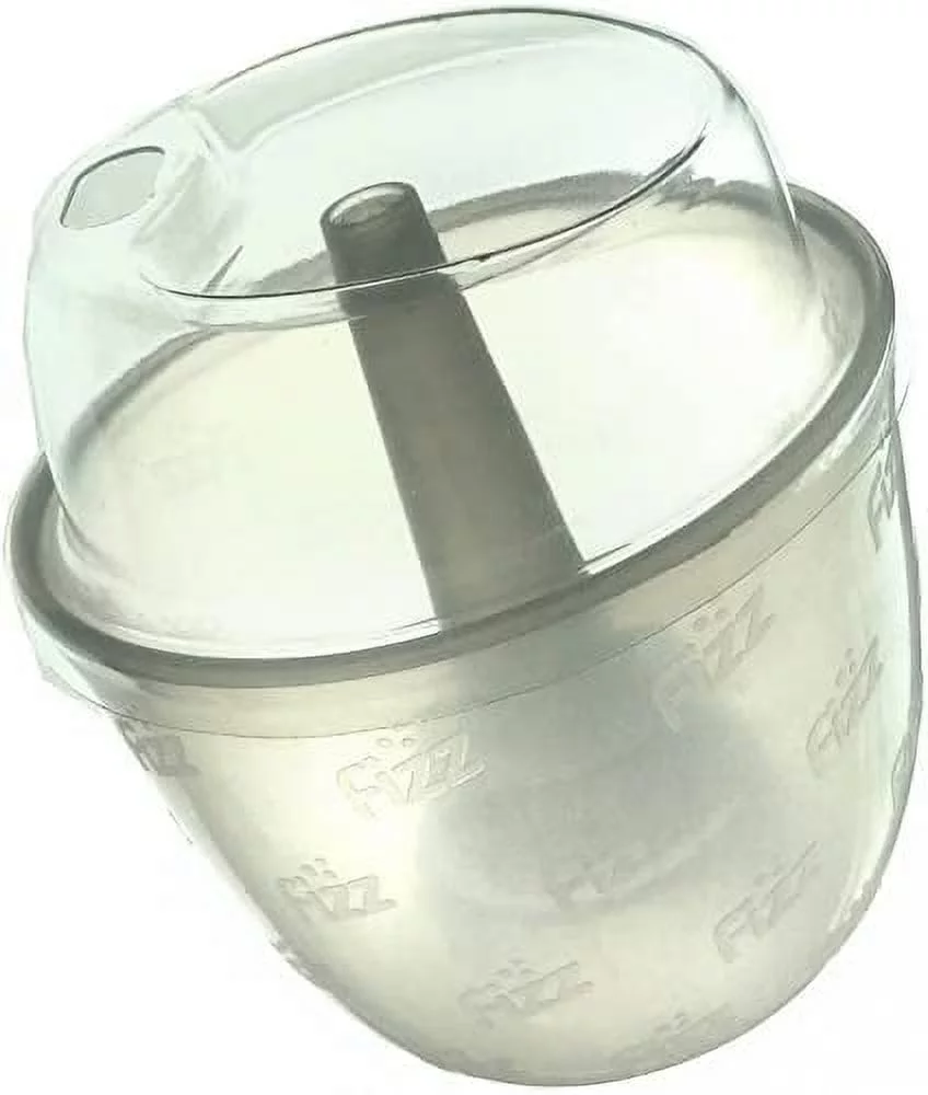 Fizz The Cup On-The-Go Ice Cream Float - Fits Plastic & Glass Soda or Drink Bottles - Leak-Proof Accessories, Tight Seal - Reusable & Portable for Dessert - For Kids & Adults 12-Pack