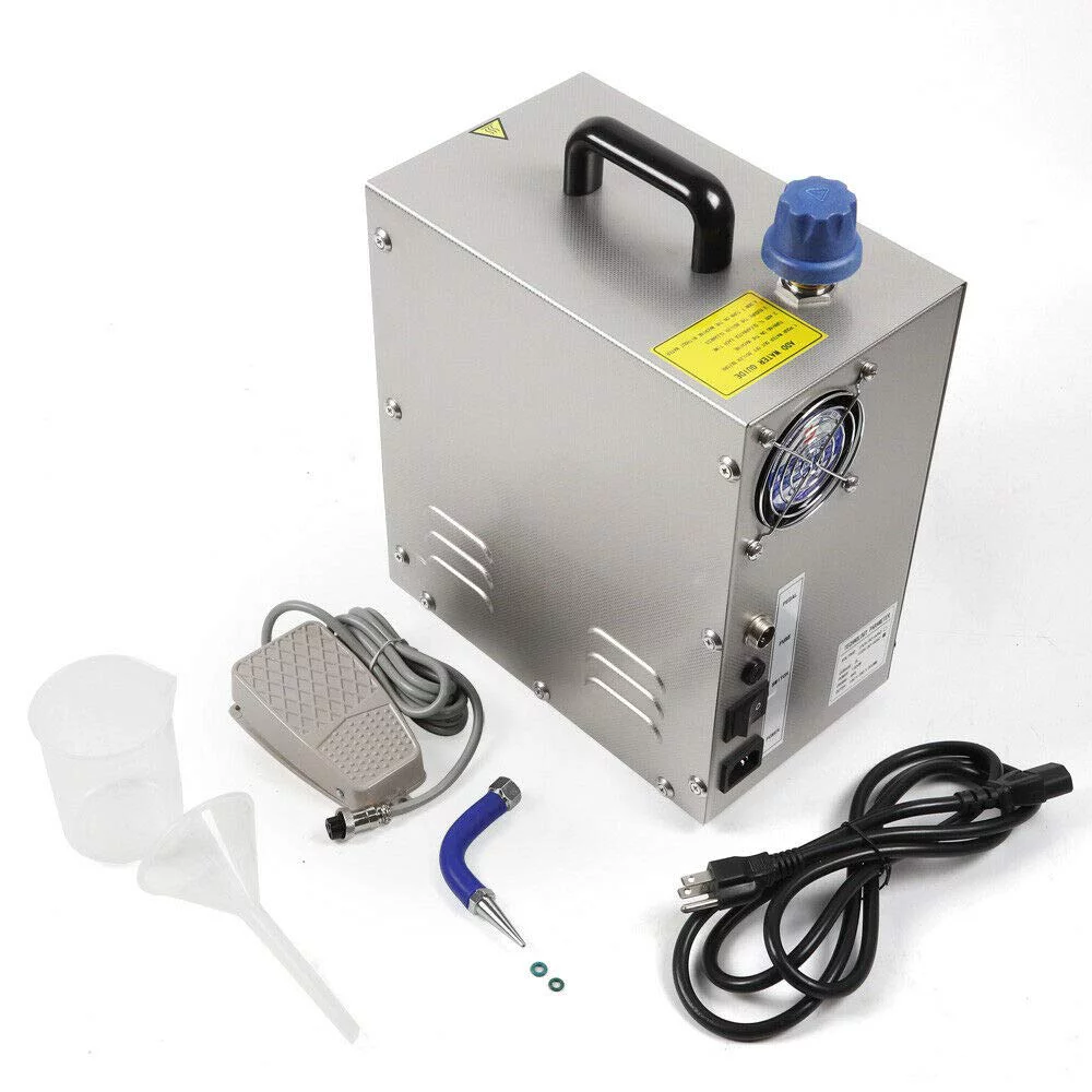 CNCEST Jewelry Cleaner Steam Cleaning Machine Stainless Steel 1.3KW 2L