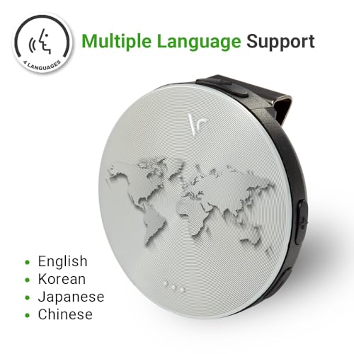 Voice Caddie VC4 Golf GPS Range Finder with Voice Output of Distance, Auto Slope, and Active Green Info on 40,000+ Courses - 8 Hours of Battery Life