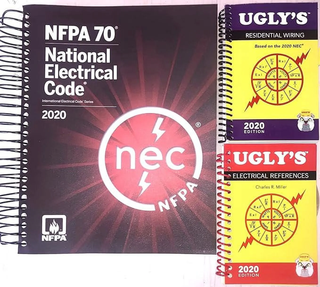 NEC 2020 NFPA 70 Spiral Bound National Electric Code + UGLY'S Electrical REF 2020 National Electrical Code®