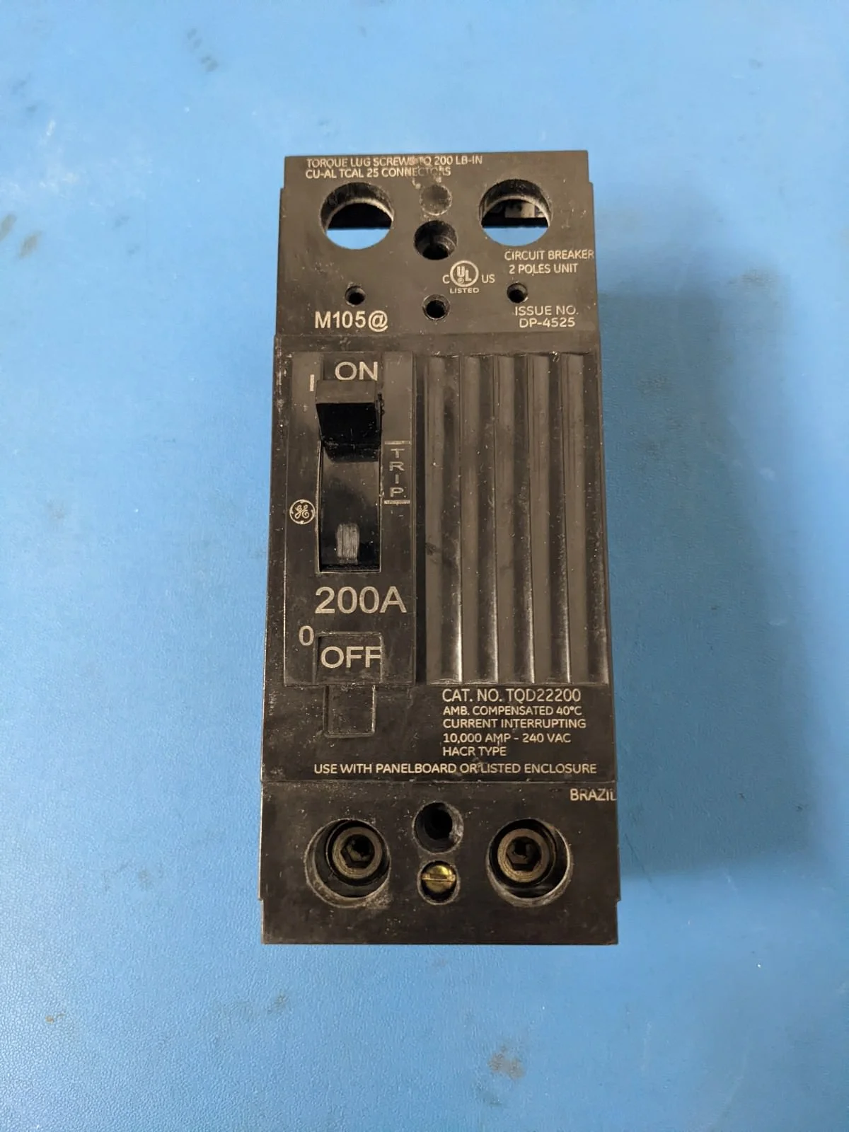 NEW General Electric TQD22200 WL Circuit Breaker