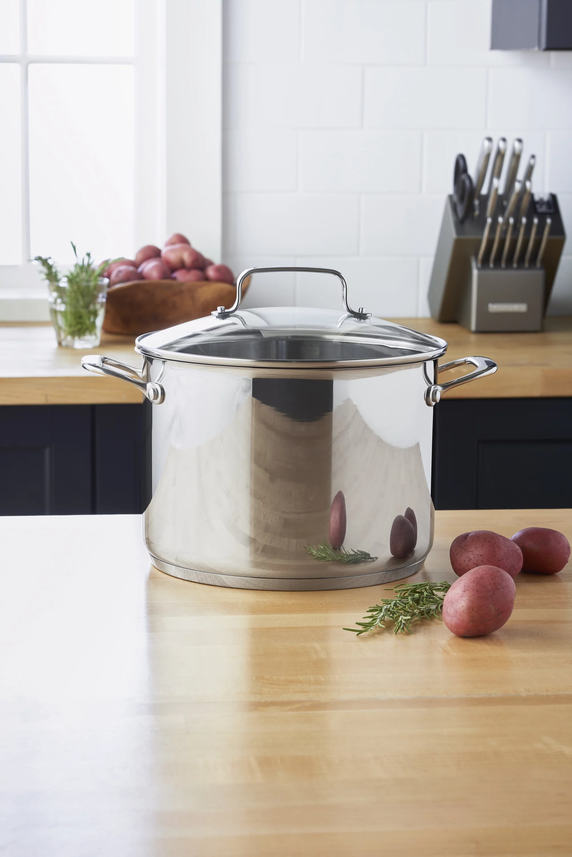 Kitchenaid Stainless Steel 8.0-Quart Stockpot With Lid (Kc2S80Scls)