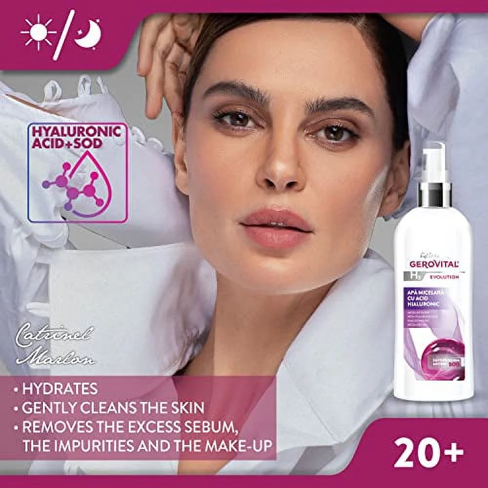 GEROVITAL H3 EVOLUTION Micellar Water with Hyaluronic Acid 150 ml / 5.07 fl oz