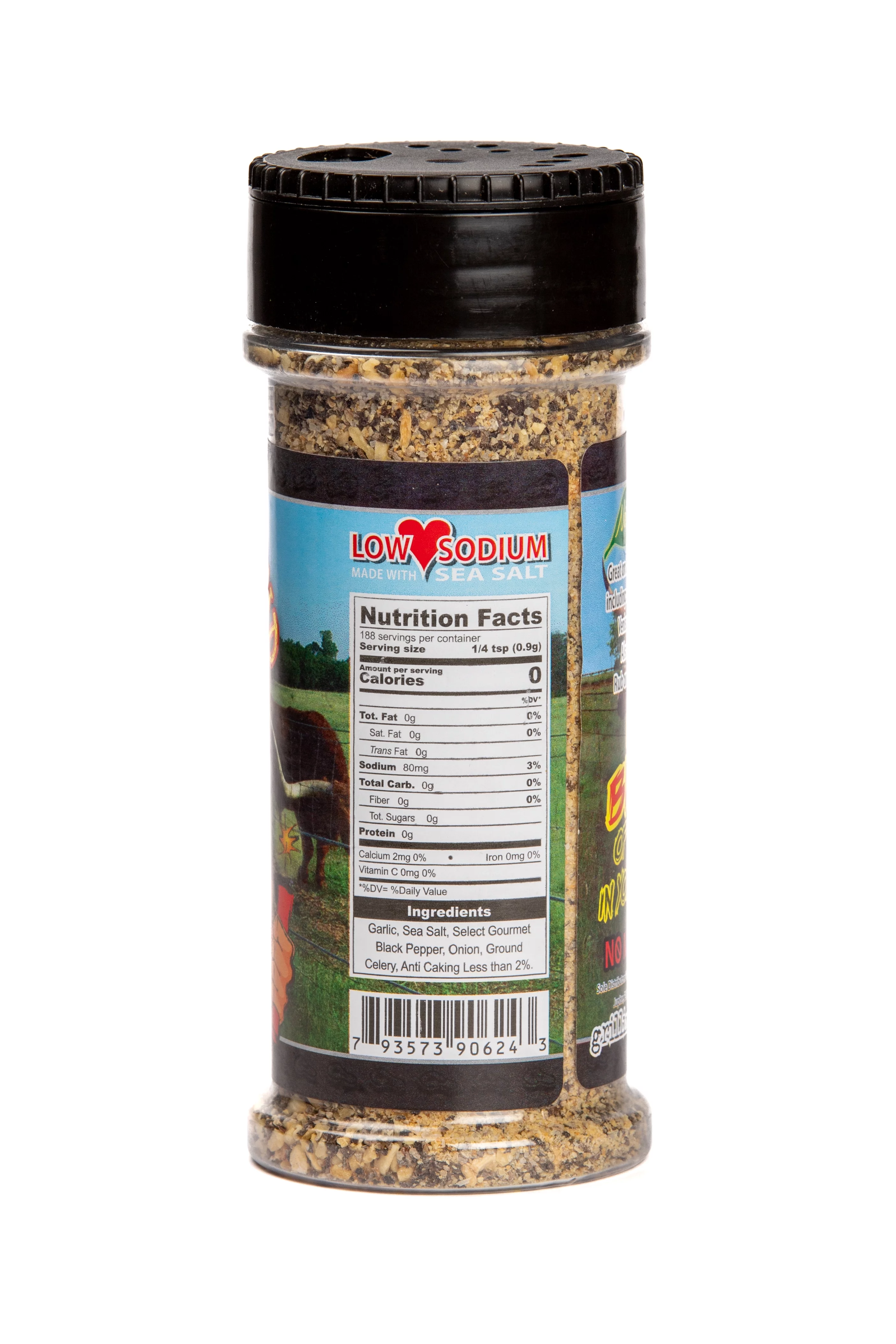 Grillin' GunPowder Seasoning Pack of Caribbean 5oz, Steak 6oz,Chicken 5.5oz
