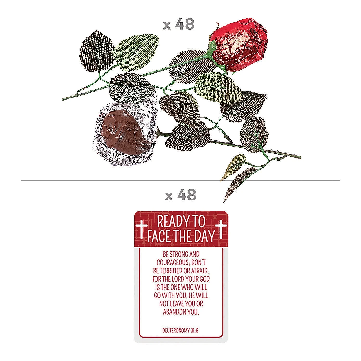 Prayers to Share Chocolate Rose Gift Kit 96 Pc