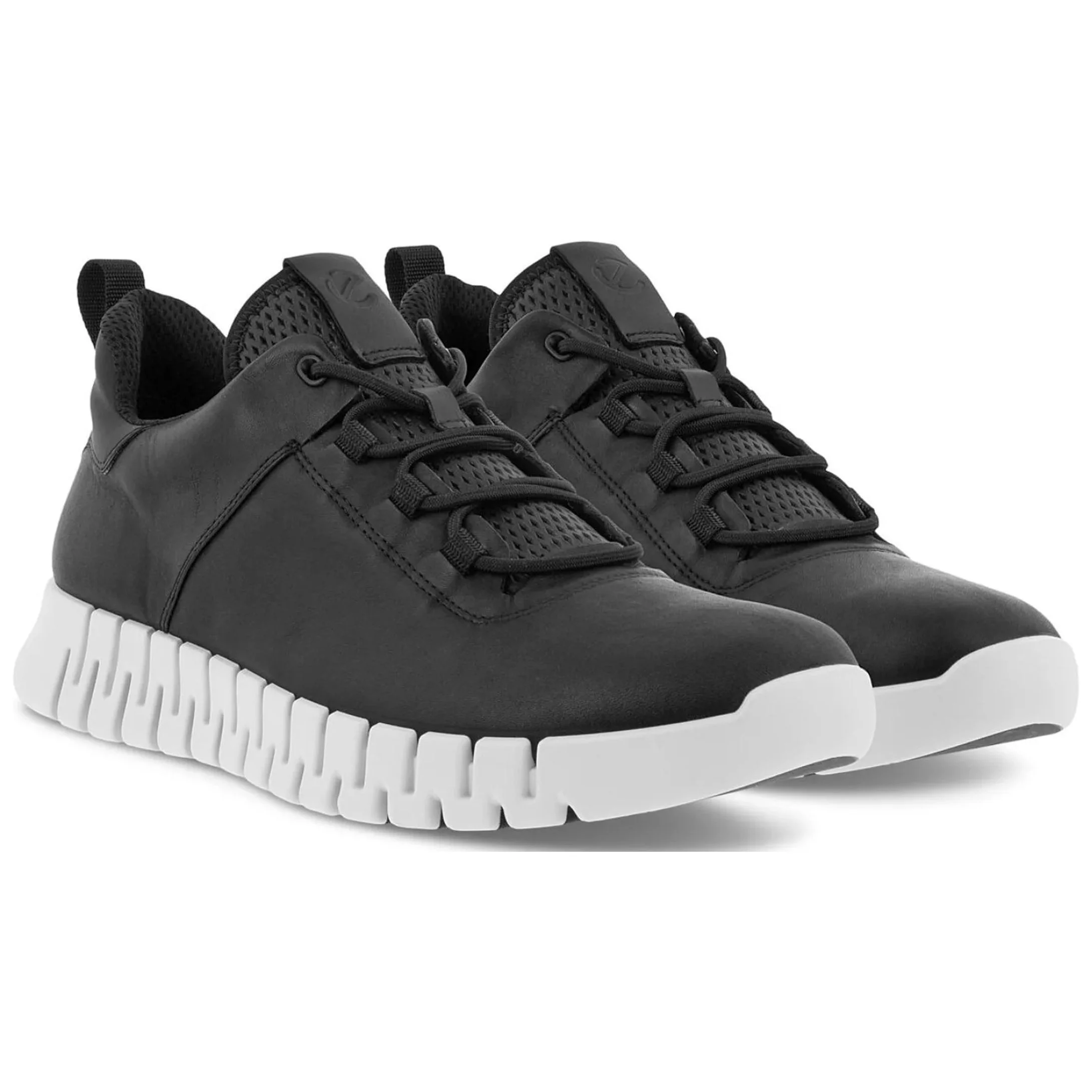 Ecco Men's Gruuv Sneaker in Black Black