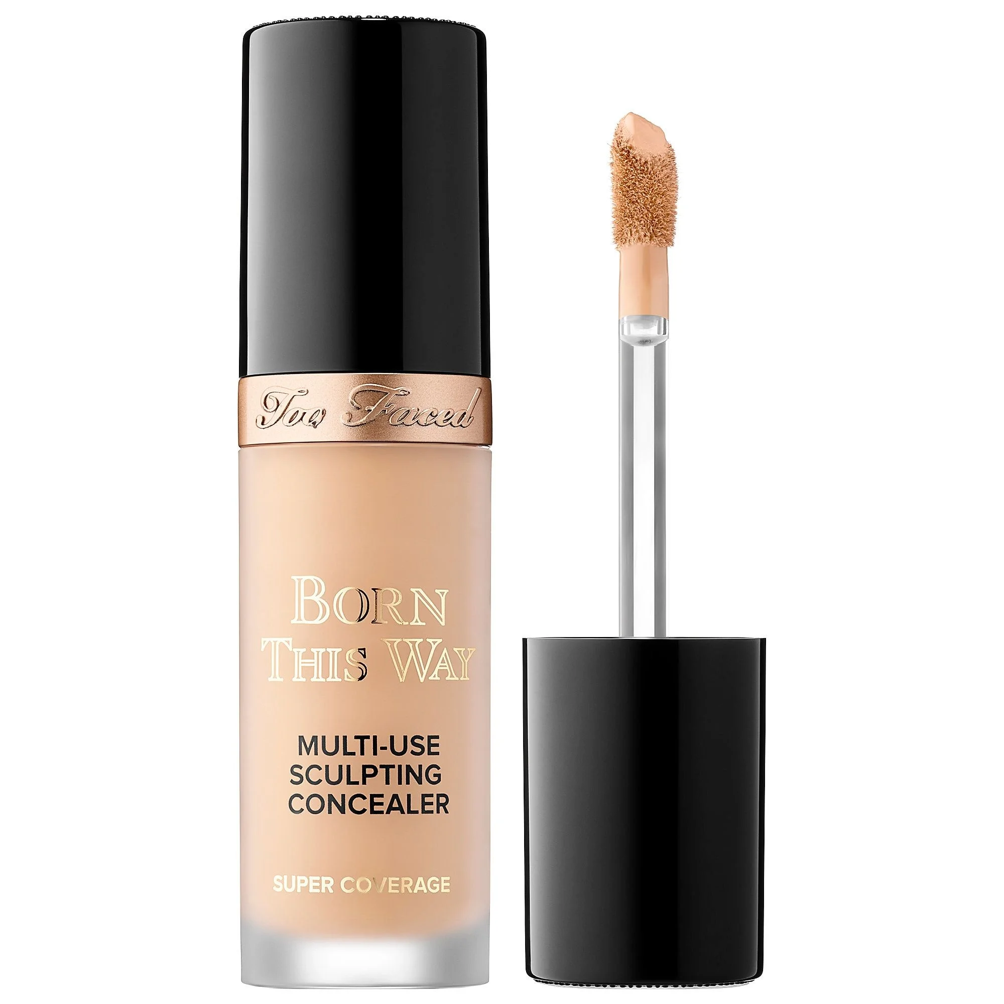 Too Faced Born This Way Super Coverage Multi-Use Concealer - Nude - very light with rosy undertones - 0.45 oz/13.5 ml