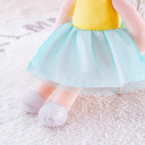 Gloveleya Baby Girl Gift First Baby Doll Plush Doll Print Sunflowers