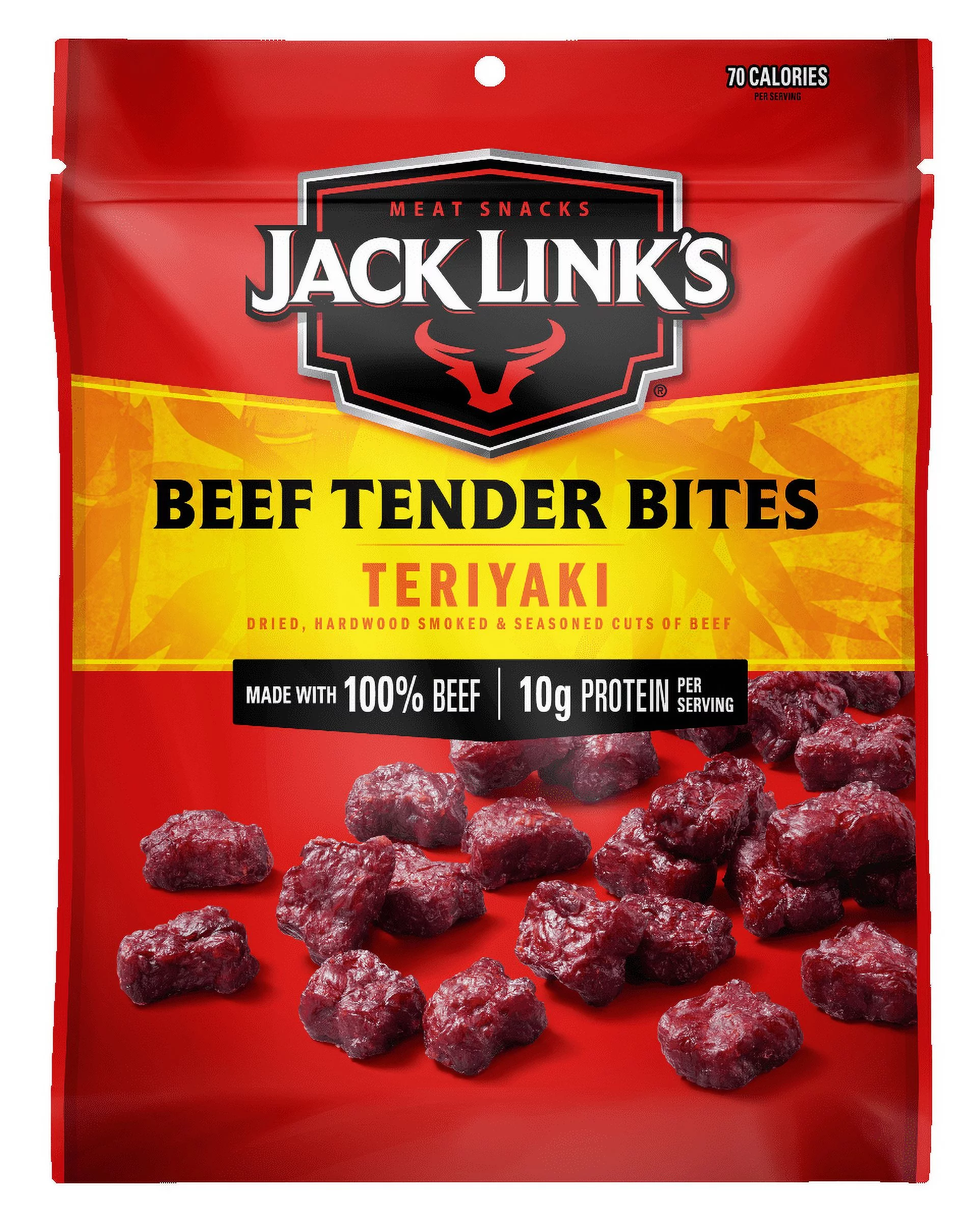 3 Packs Jack Link’s Beef Tender Bites Teriyaki, 3.25 oz Each