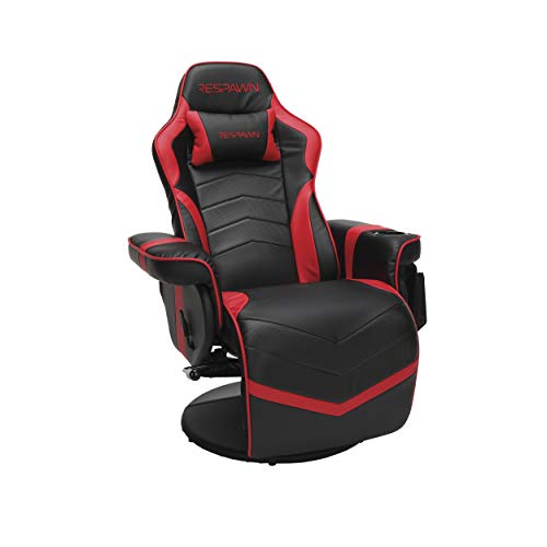 RESPAWN 900 Racing Style Gaming Recliner, Reclining Gaming Chair, in Gray RSP 900 GRY