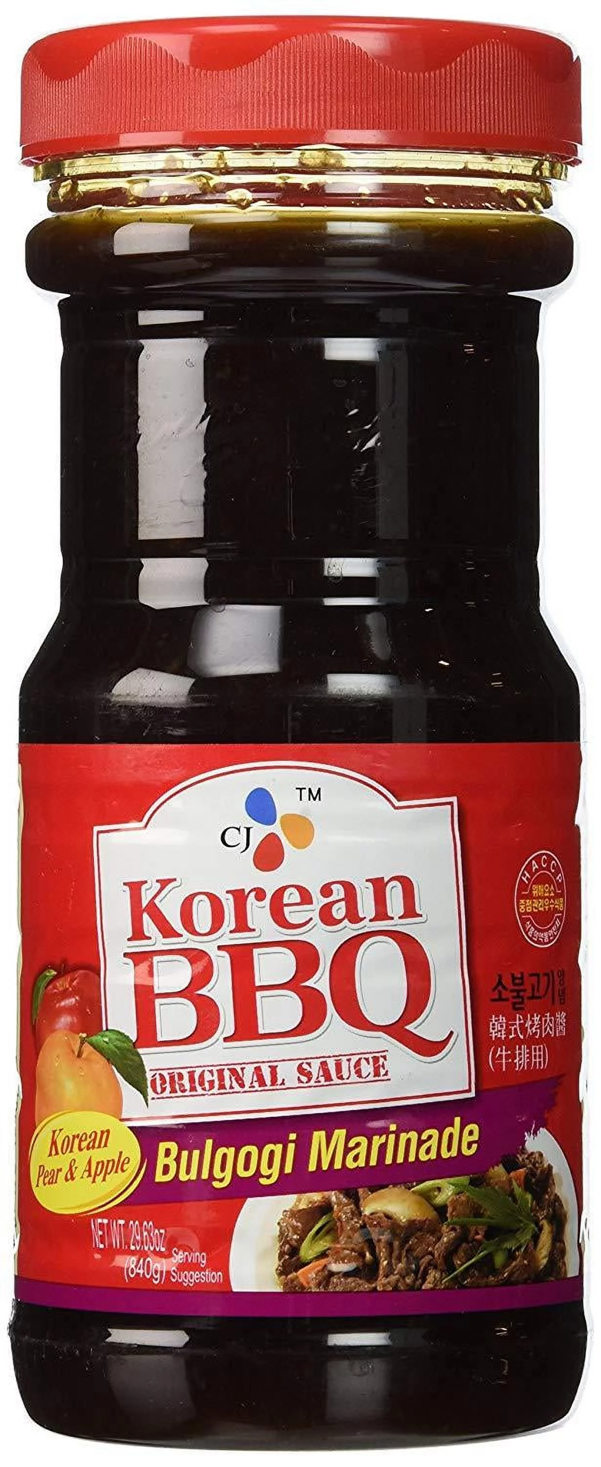 [Pack of 2] CJ Korean BBQ Sauce Original Bulgogi Marinade, 29.63 Ounce